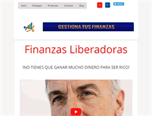 Tablet Screenshot of gestionatusfinanzas.com